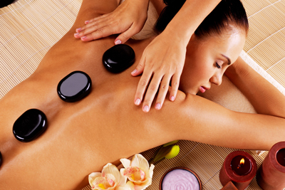 Hot stone massage